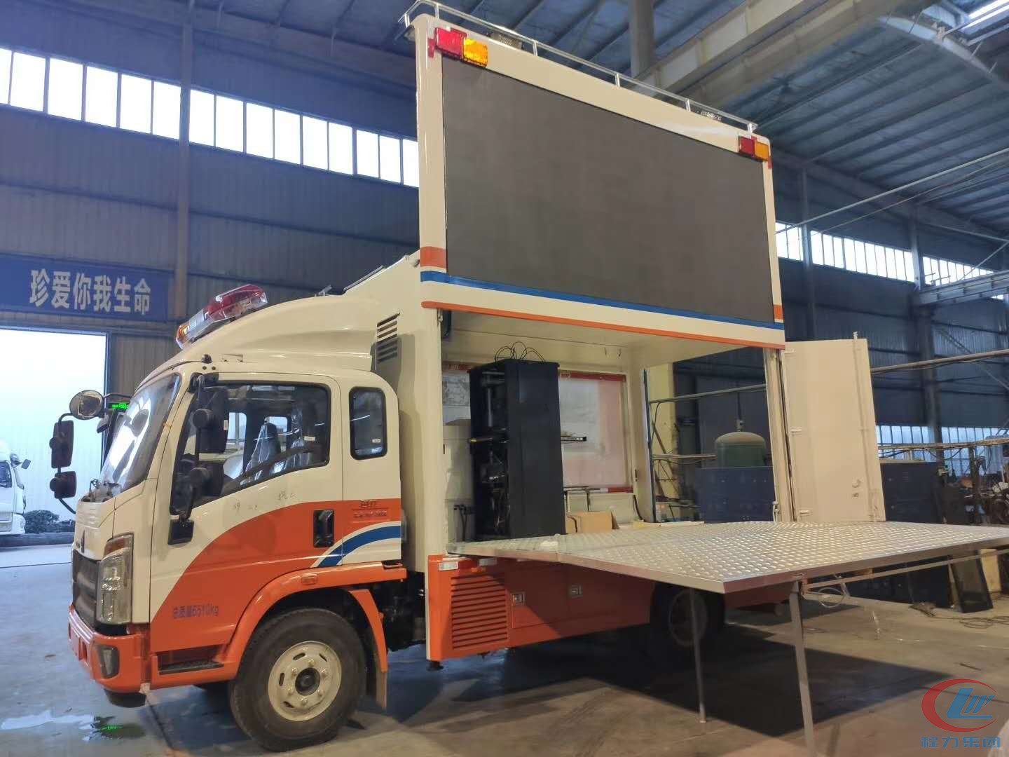 國(guó)六重汽豪沃人防應(yīng)急宣傳車(chē)