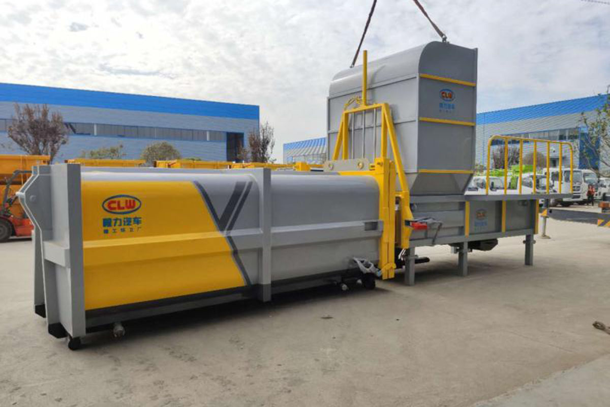 22方水平分體式壓縮垃圾站（后平臺(tái)上料）